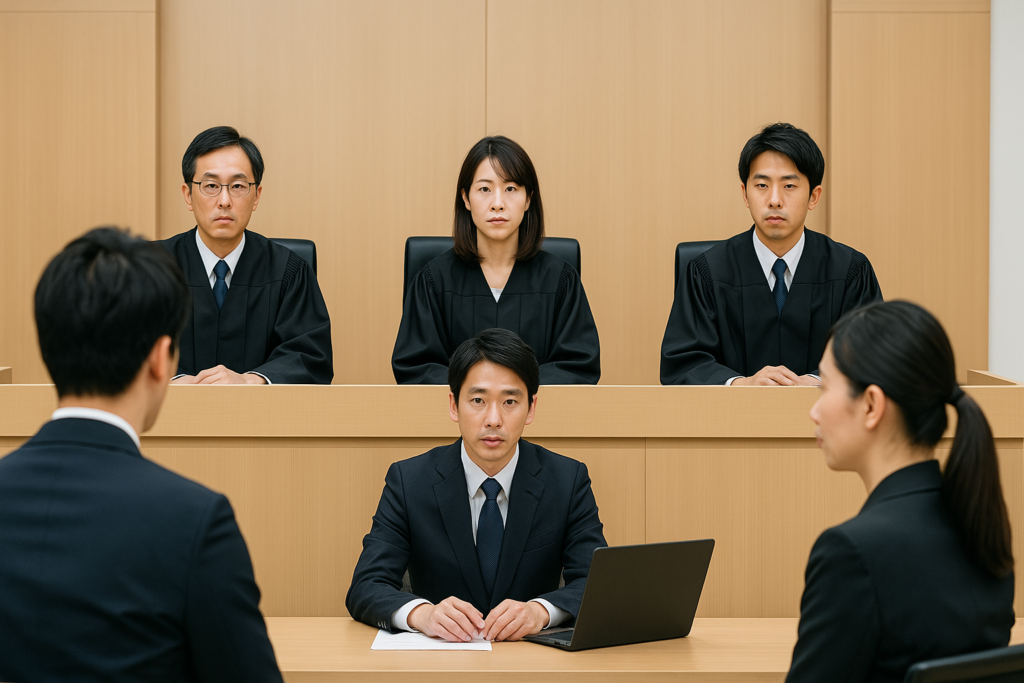 労働審判の様子
