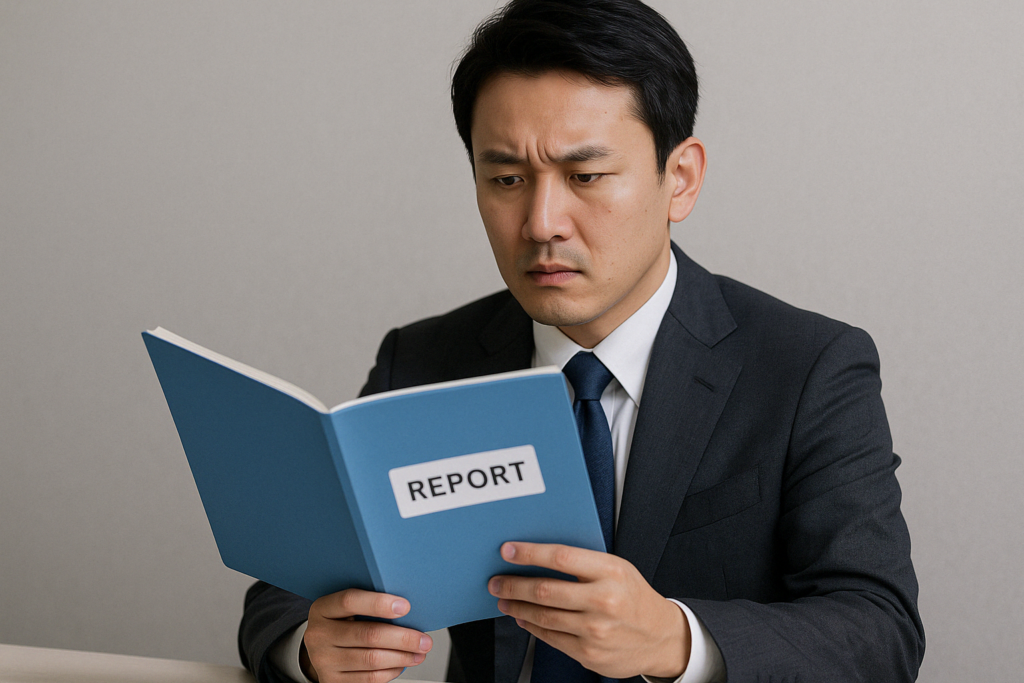 問題社員対応における報告書の重要性