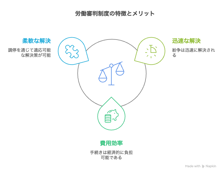 労働審判制度の特徴とメリット