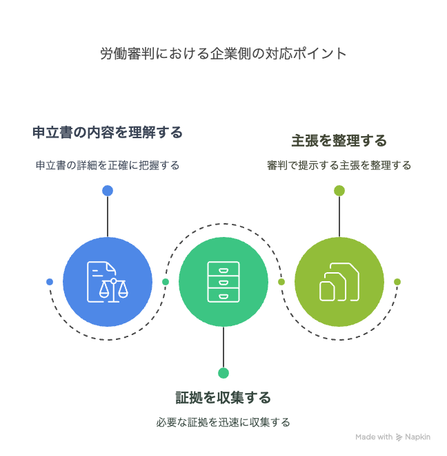 労働審判における企業側の対応ポイント