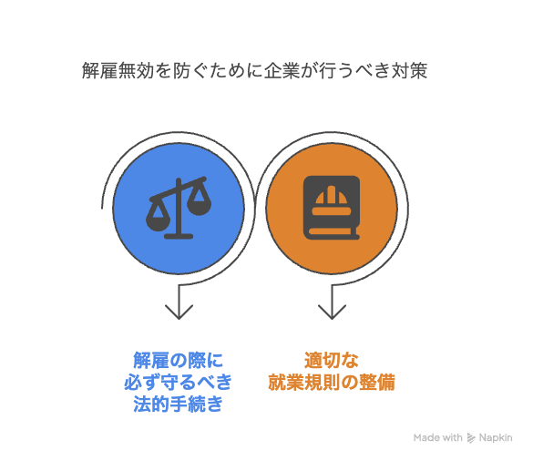 解雇無効を防ぐために企業が行うべき対策