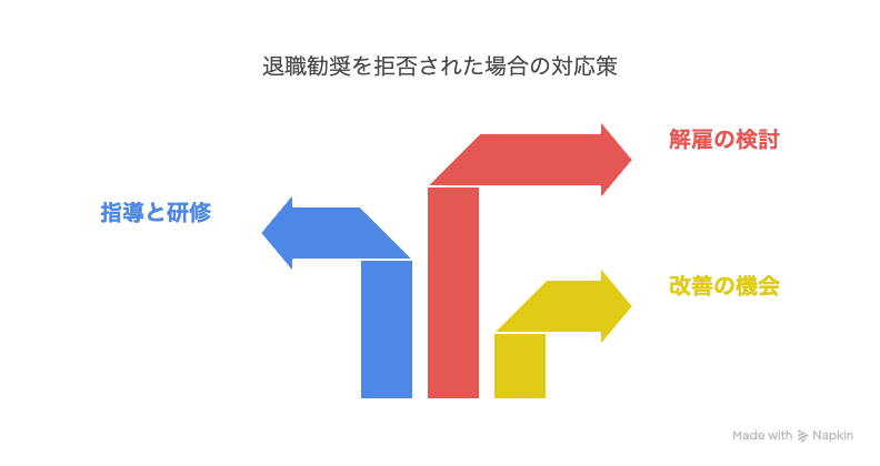 退職勧奨を拒否された場合の対応策