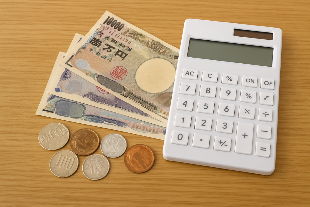 お金と電卓