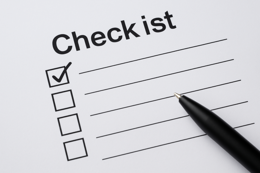 チェックリスト