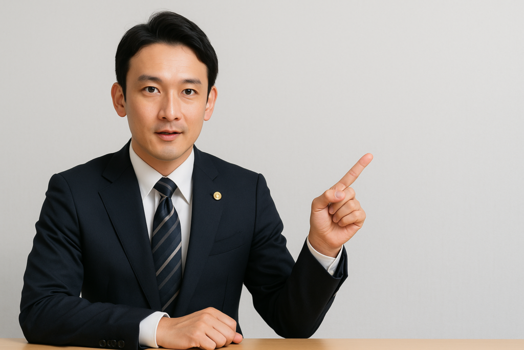 弁護士が解説している様子