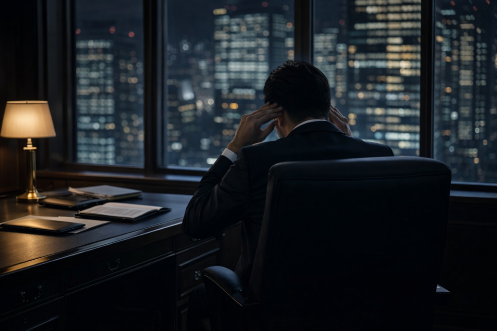 悩んでる会社経営者