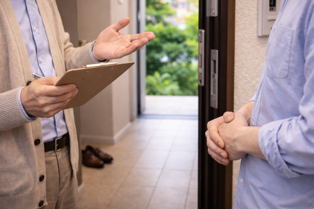 話し合いをしている様子