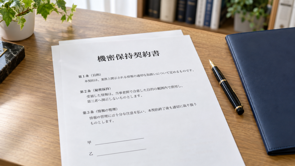 機密保持契約書